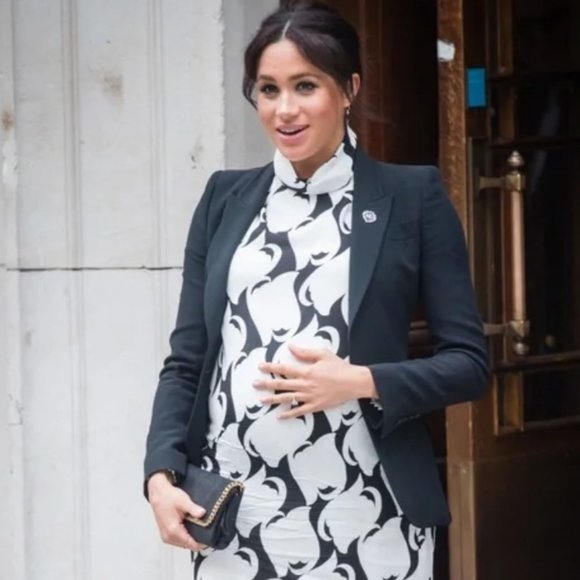 NWOT Reiss Azzura Printed Shift Dress, US Size 6, ASO Meghan Markle - Picture 1 of 7